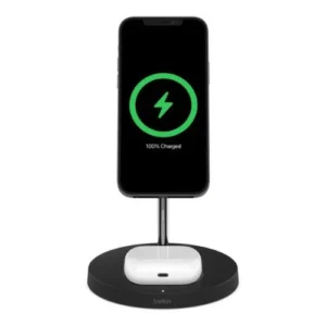2-in-1 Wireless Charger Stand with Official MagSafe Charging 15W
