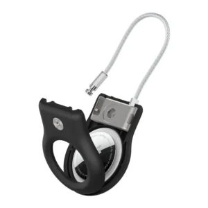 Secure Holder with Wire Cable for AirTag