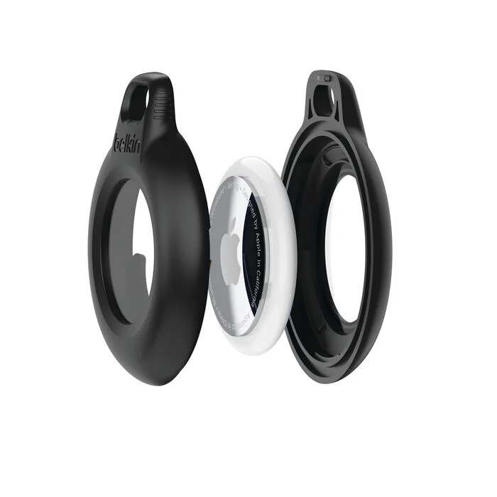 Waterproof Secure Holder with Key Ring for AirTag