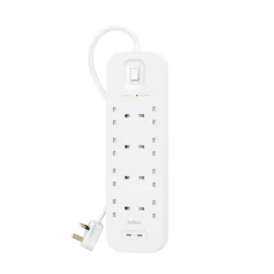 Surge Protector with 2 USB-C Ports (8 Outlet with 2 USB-C)