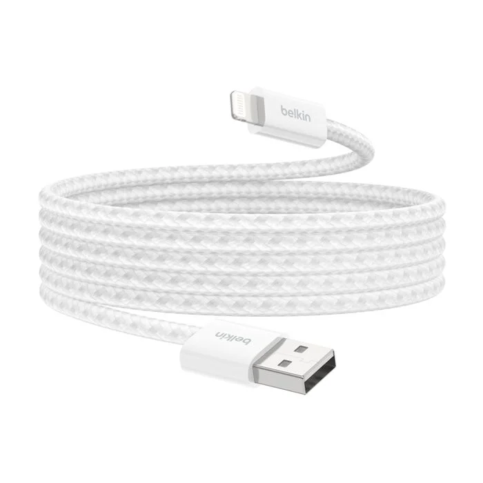 USB-A Cable with Lightning Connector 2-Pack