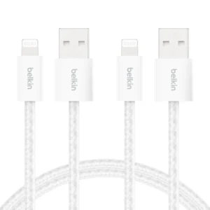 USB-A Cable with Lightning Connector 2-Pack